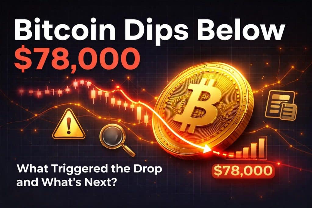 Bitcoin Dips Below $78,000: What Triggered the Drop and What’s Next?